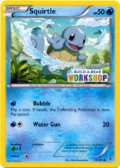 Squirtle 14/101 Non Holo Build-A-Bear Stamp Promo - Build-A-Bear Workshop